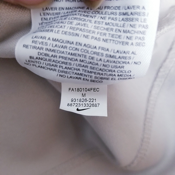 Nike NSW Blocked Logo Cropped Sweatshirt Women Size Medium - Picture 10 of 11